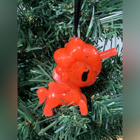 TokiDoki Strawberry Unicorn Custom Christmas Ornament - Picture 3 of 10